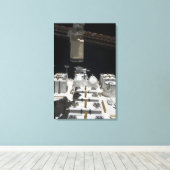 Das japanische Versuchsmodul, das verfügbar ist Leinwanddruck (Insitu (Holzboden))