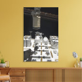 Das japanische Versuchsmodul, das verfügbar ist Leinwanddruck (Insitu (Wohnzimmer))