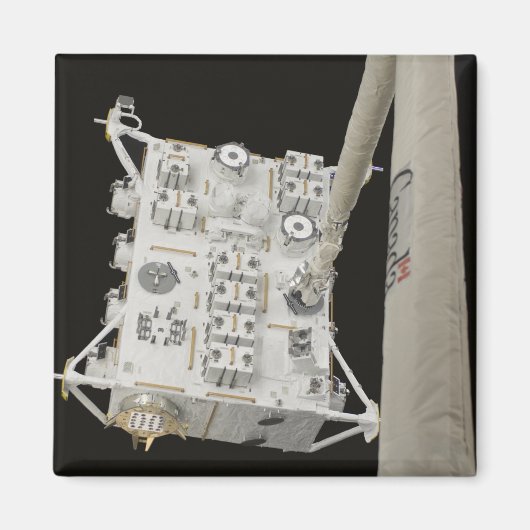 Das japanische Versuchsmodul exponierte Anlage 2 Magnet (Vorne)