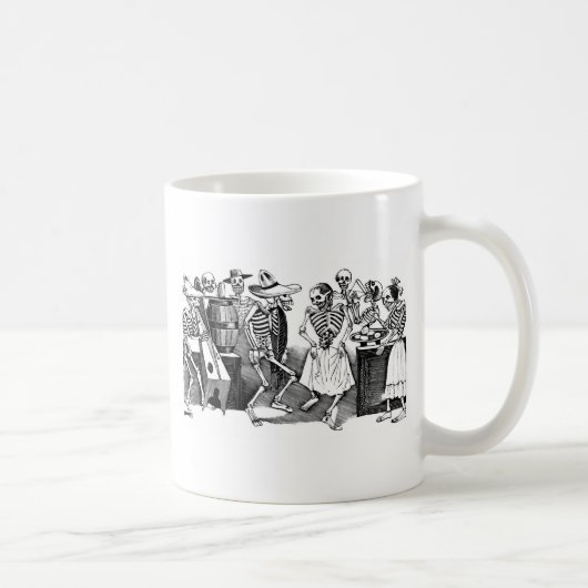 "Das Jarabe in der anderen Welt tanzend " Kaffeetasse (Rechts)