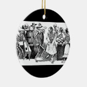 "Das Jarabe in der anderen Welt tanzend " Keramik Ornament (Rechts)