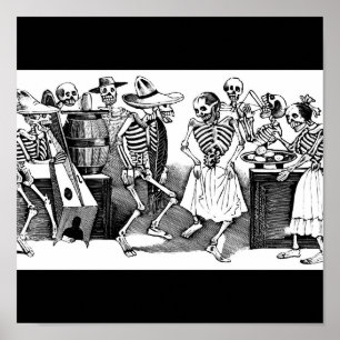 "Das Jarabe in der anderen Welt tanzend " Poster