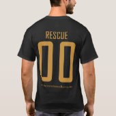 Das Jersey-T - Shirt GLEICHHEIT Männer (Rückseite)