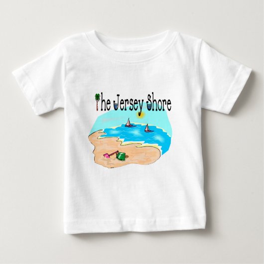 Das Jersey-Ufer Baby T-shirt (Vorderseite)