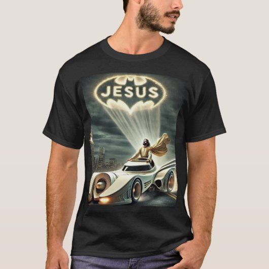 Das Jesusmobil: Retter in der Nacht T-Shirt (Vorderseite)