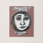 Das Jigsaw-Puzzle des Beobachters Puzzle<br><div class="desc">Bis zu einem Tag wurden Sie der Beobachter und sahen,  wie sich alles entfaltet." Ein Gesicht,  das aus meiner Sammlung fragmentierter Geschichten zeichne.</div>