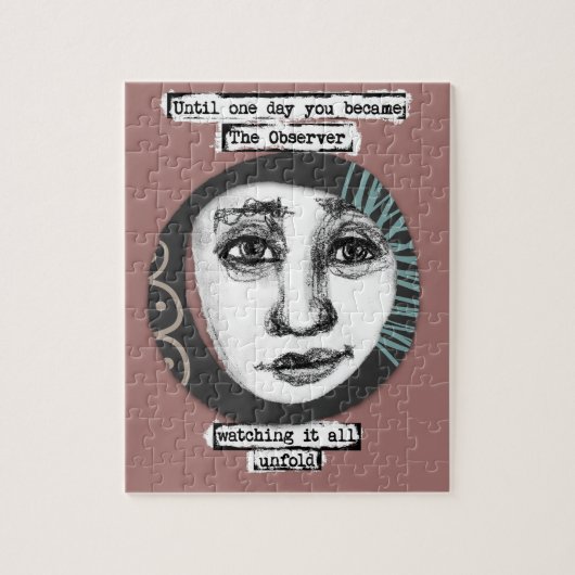 Das Jigsaw-Puzzle des Beobachters Puzzle (Vertikal)