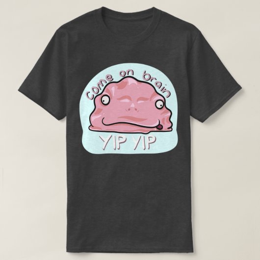 Das Jipping Brain T-Shirt (Design vorne)