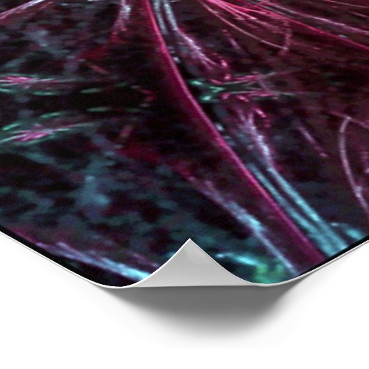 Das Joker Fraktal Art Poster (Ecke)