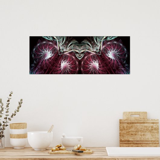 Das Joker Fraktal Art Poster (Küche)
