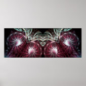 Das Joker Fraktal Art Poster (Vorne)