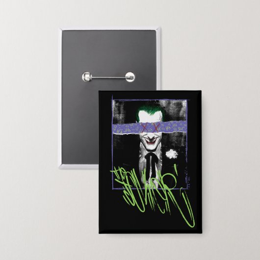 Das Joker-Scrapbook-Foto Button (Vorderseite/Rückseite)