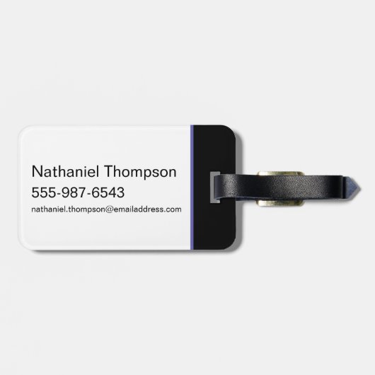 Das Joker-Scrapbook-Foto Gepäckanhänger (Rückseite horizontal)