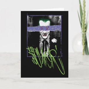 Das Joker-Scrapbook-Foto Karte