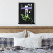 Das Joker-Scrapbook-Foto Leinwanddruck (Insitu (Schlafzimmer))