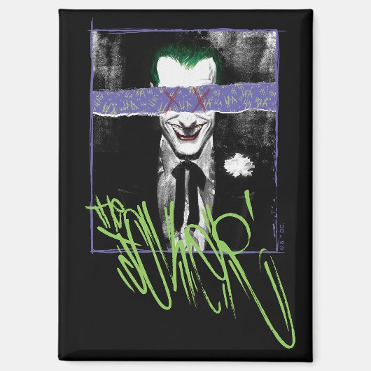 Das Joker-Scrapbook-Foto Magnet (Vorderseite)