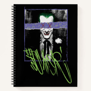 Das Joker-Skizzenbuch-Foto Notizblock