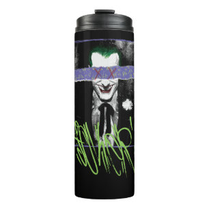 Das Joker-Skizzenbuch-Foto Thermosbecher