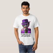 DAS JOKER-T - SHIRT-DESIGN MIT ALLEN GRÖSSEN T-Shirt (Vorne ganz)