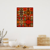 Das Jolly Crowded House Poster (Küche)