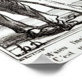 Das Journal "Le Charivari" Poster (Ecke)