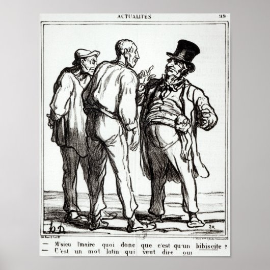 Das Journal "Le Charivari" Poster (Vorne)
