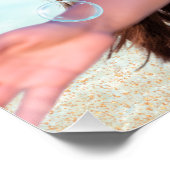 Das Joy Inspirational Beach Poster teilen (Ecke)