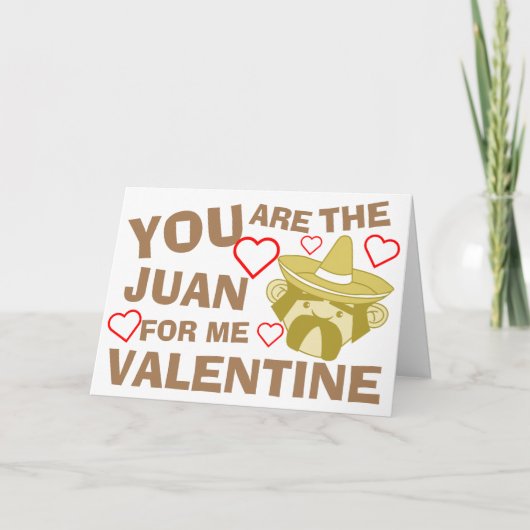 Das Juan für mich Feiertagskarte (Vorderseite)