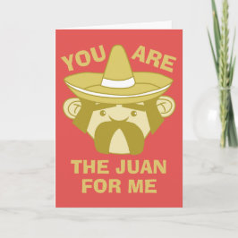 Das Juan für mich Feiertagskarte