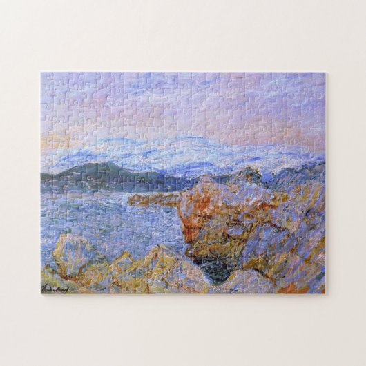 Das Juan Gulf in Antibes Monet Fine Art Puzzle (Horizontal)