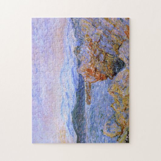 Das Juan Gulf in Antibes Monet Fine Art Puzzle (Vertikal)