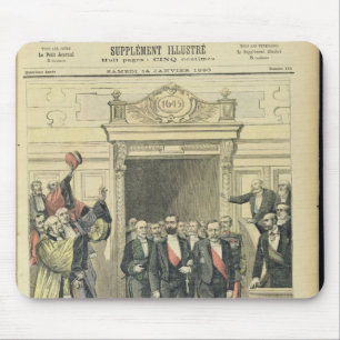 Das Jubiläum von Louis Pasteur beim Sorbonne Mousepad