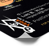 Das Jubiläumsmuster der Zeit Poster (Ecke)