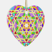 Das Judaical vitrail. Keramikornament (Rechts)