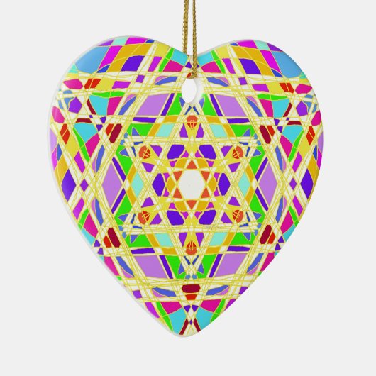 Das Judaical vitrail. Keramikornament (Rechts)