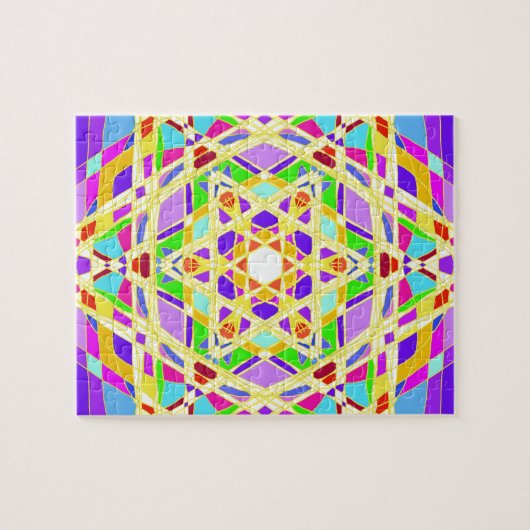 Das Judaical vitrail. Puzzle (Horizontal)