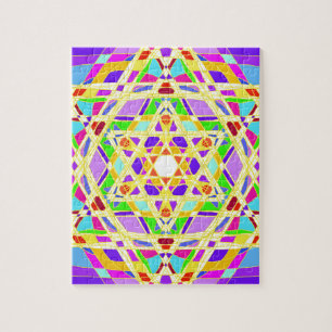 Das Judaical vitrail. Puzzle
