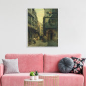 Das jüdische Viertel in Frankfurt, 1883 Leinwanddruck (Insitu (Wohnzimmer))