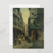 Das jüdische Viertel in Frankfurt, 1883 Postkarte (Vorne/Hinten)