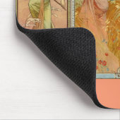 Das Jugendstil der vier Jahreszeiten Mousepad (Ecke)