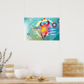 Das Juggler-Poster Poster (Küche)