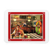 Das Jukebox-Diner Magnet (Horizontal)