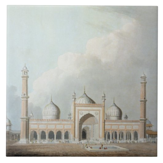 Das Jummah Musjed, Delhi, Platte XXIII von 'Orient Fliese (Vorderseite)