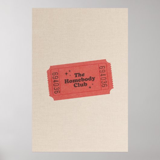 Das Junge Club Poster (Vorne)