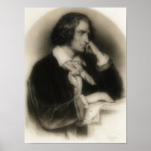 das junge Franz Liszt-Portrait Poster (Vorne)