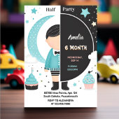 Das Junge Mädchen 6 Monate Halbjahr Party Halbpens Einladung