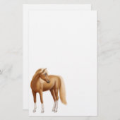 Das junge Sauerampfer-Pferdebriefpapier Briefpapier (Vorne/Hinten)