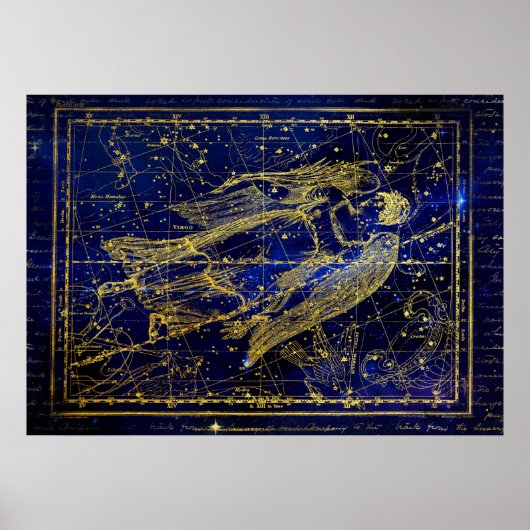 das Jungfrau-Sternbild-Poster Poster (Vorne)