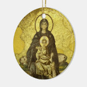 Das Jungfrau-und Kindermosaik vom Hagia Sophia Keramikornament (Links)