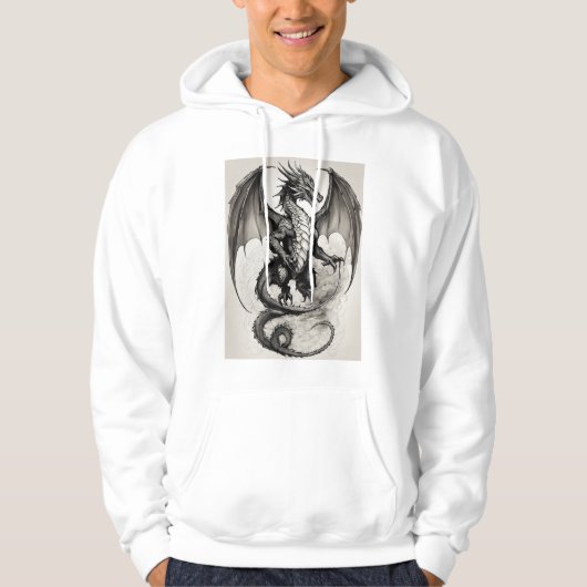 Das jüngste Dragon Men Hooded Sweatshirt (Vorderseite)